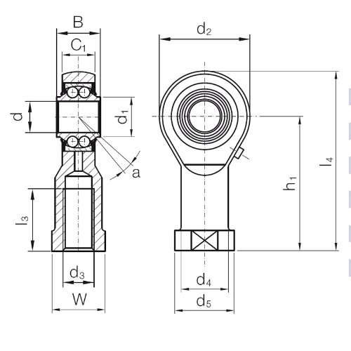 K Serisi Bilyalı Rulman