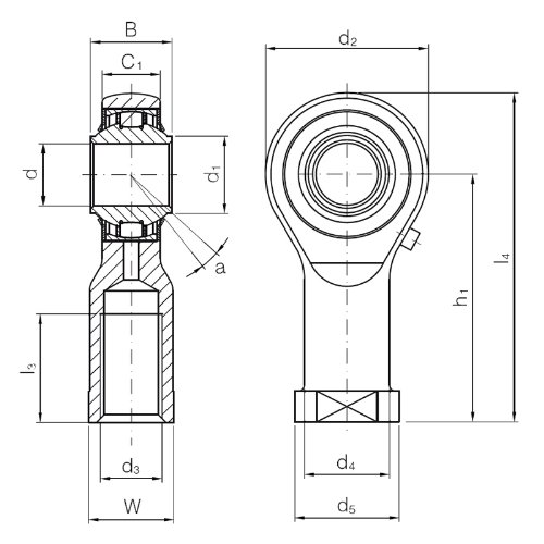 K Serisi Masuralı Rulman