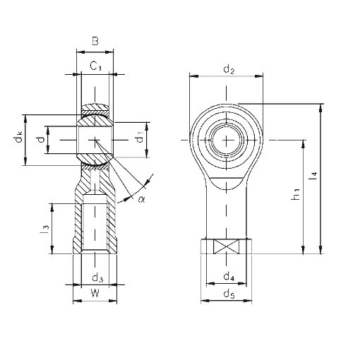 K Serisi Paslanmaz / PTFE Bakır Alaşımsız - Bakım Gerektirmeyen