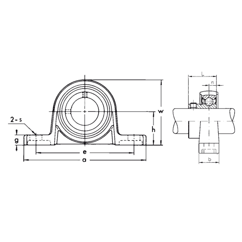 Gümüş Seri dik yatak KP 000, setskurlu kilitleme, sıkma bilezikli K 000